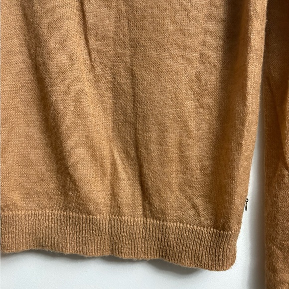 Scotch & Soda Women's V-Neck Sweater in Warm Tan size 1 - Picture 7 of 9
